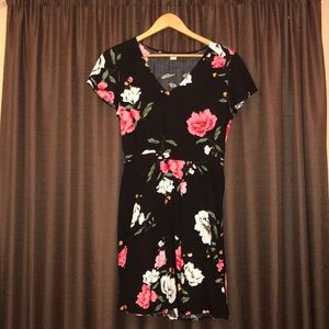 Black Floral Dress